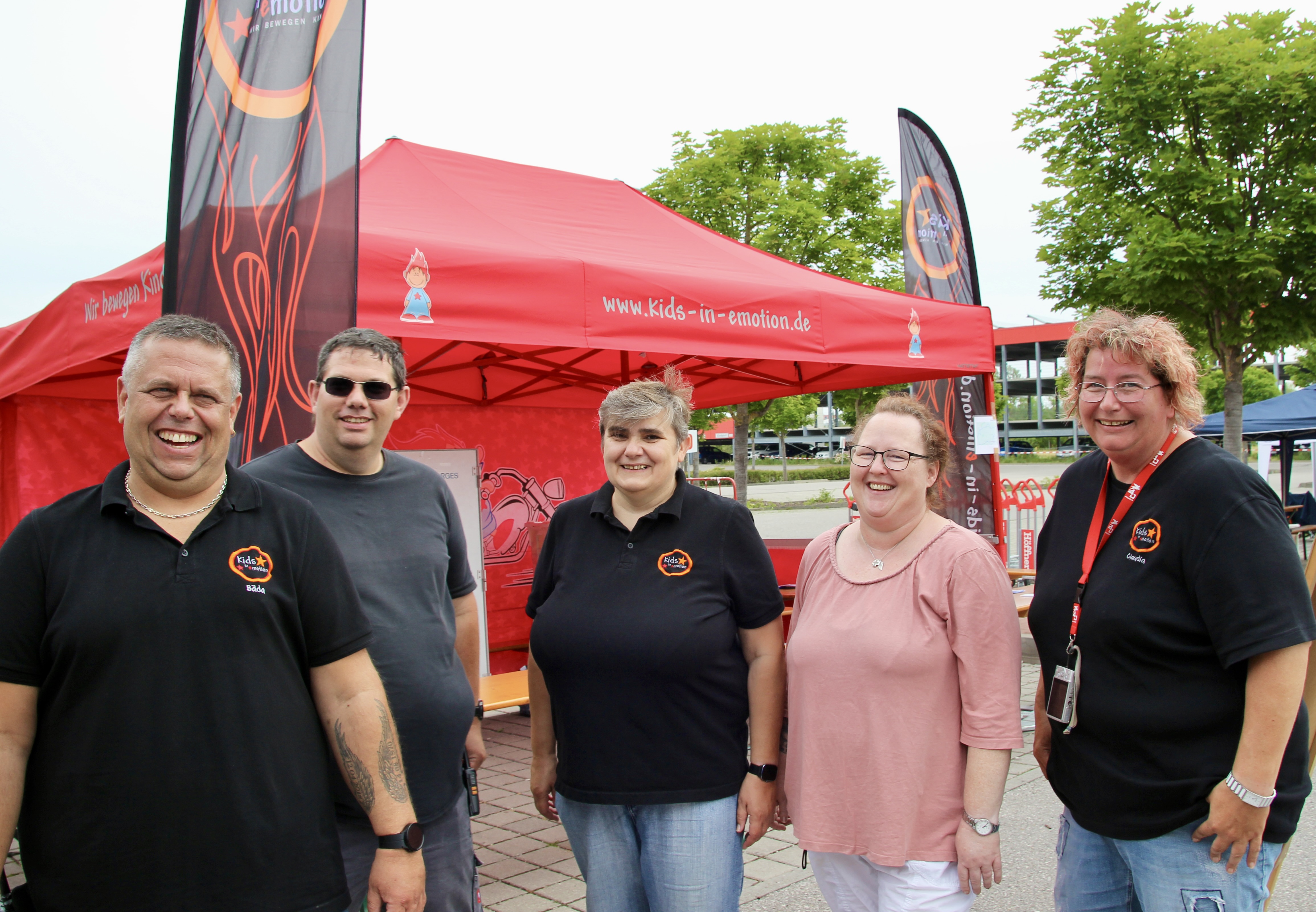 Unermüdlicher Verein mit Peter Degener, Florian Marx, Katrin Birgl, Katrin Schulz und Claudia Bahro, v.l.