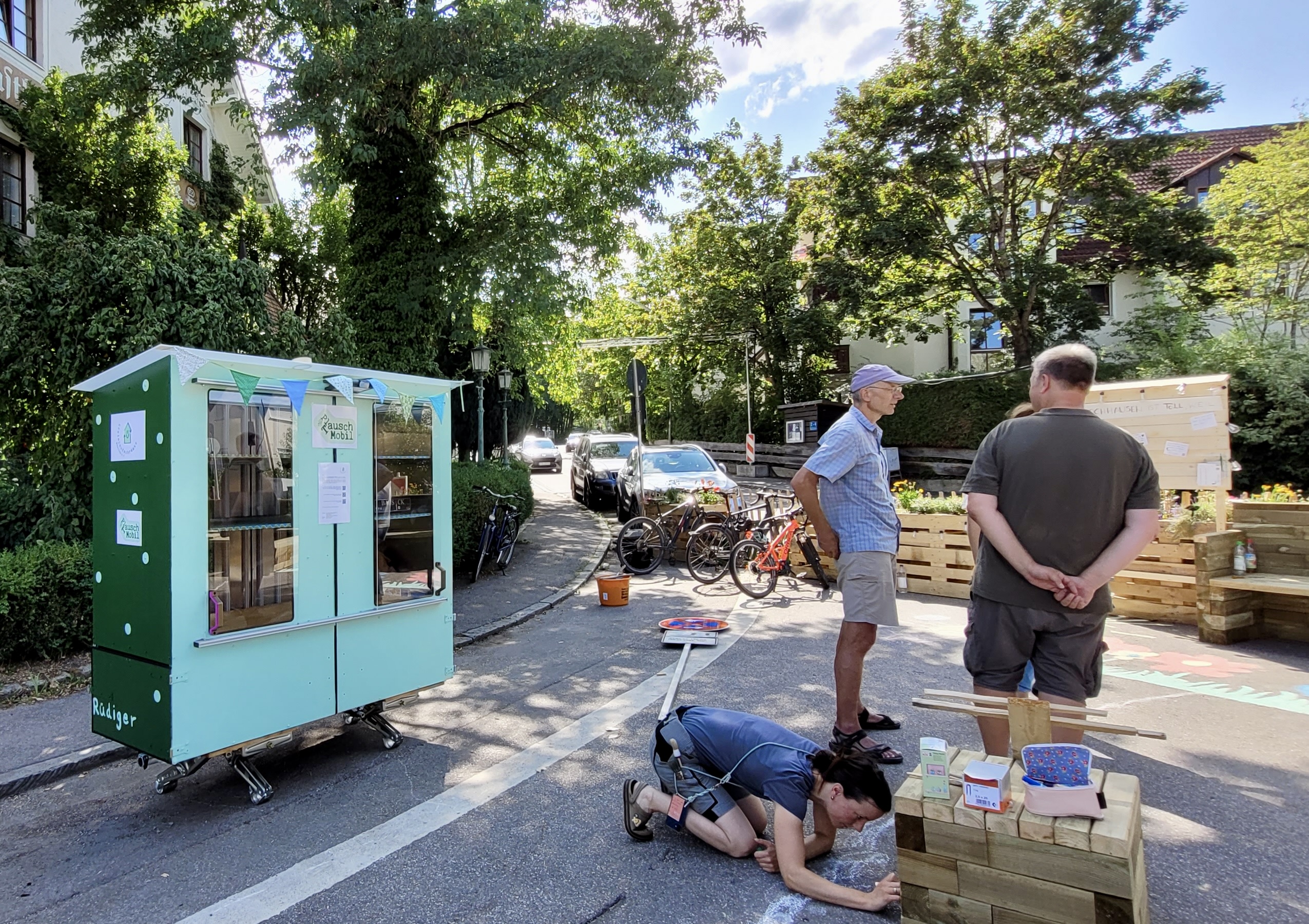 Plausch &Tausch-Mobil „Rüdiger“.