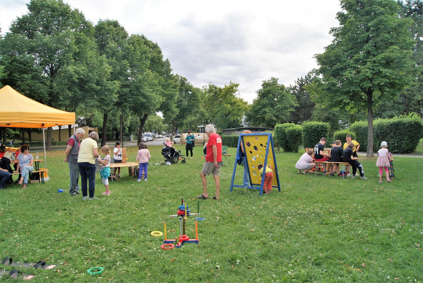 Ihren Spaß hatten die Kleinen bei dem betreuten Spielangebot.