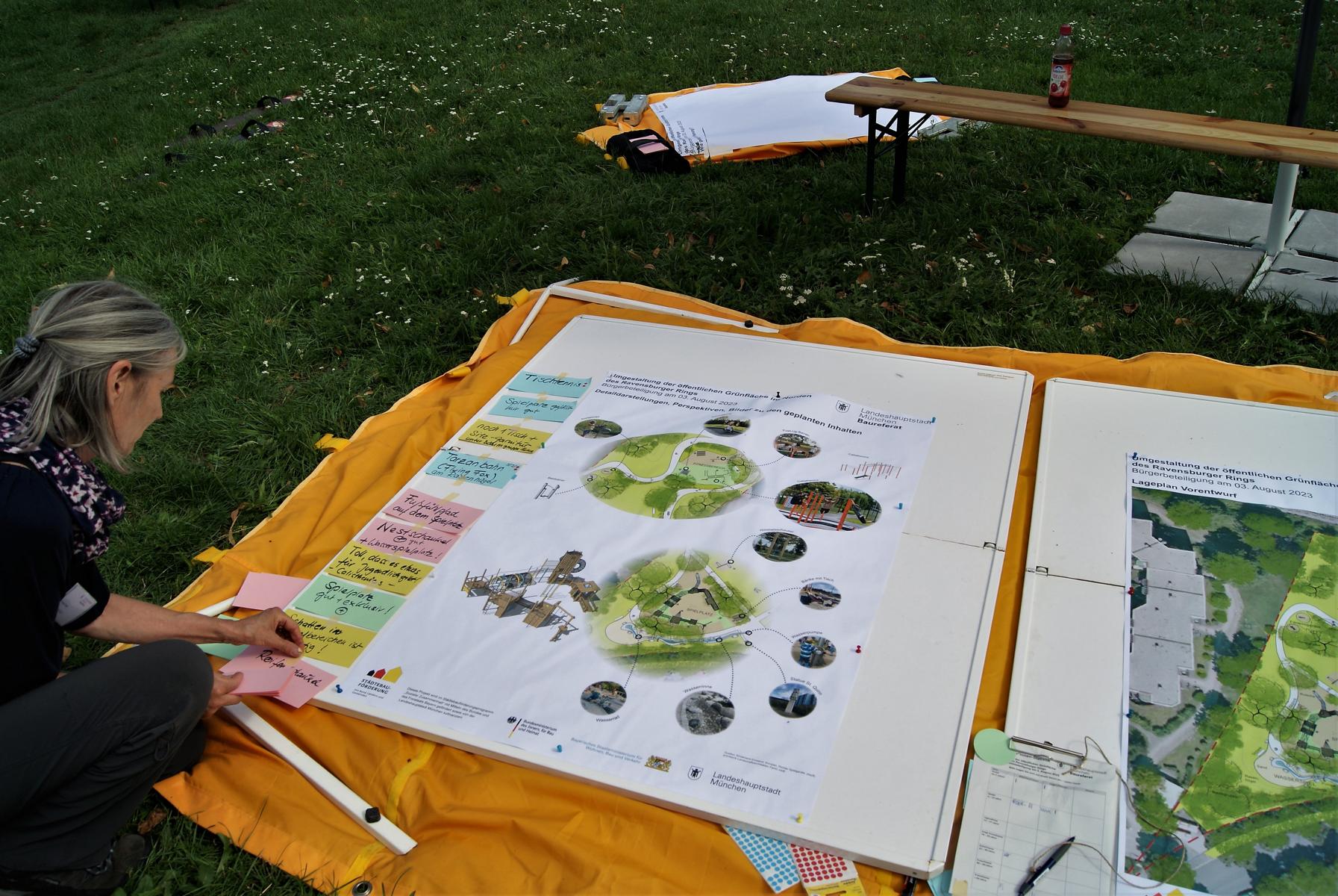 Wünsche zur Gestaltung der Fläche wurden am Donnerstag bei der Präsentation noch aufgenommen.