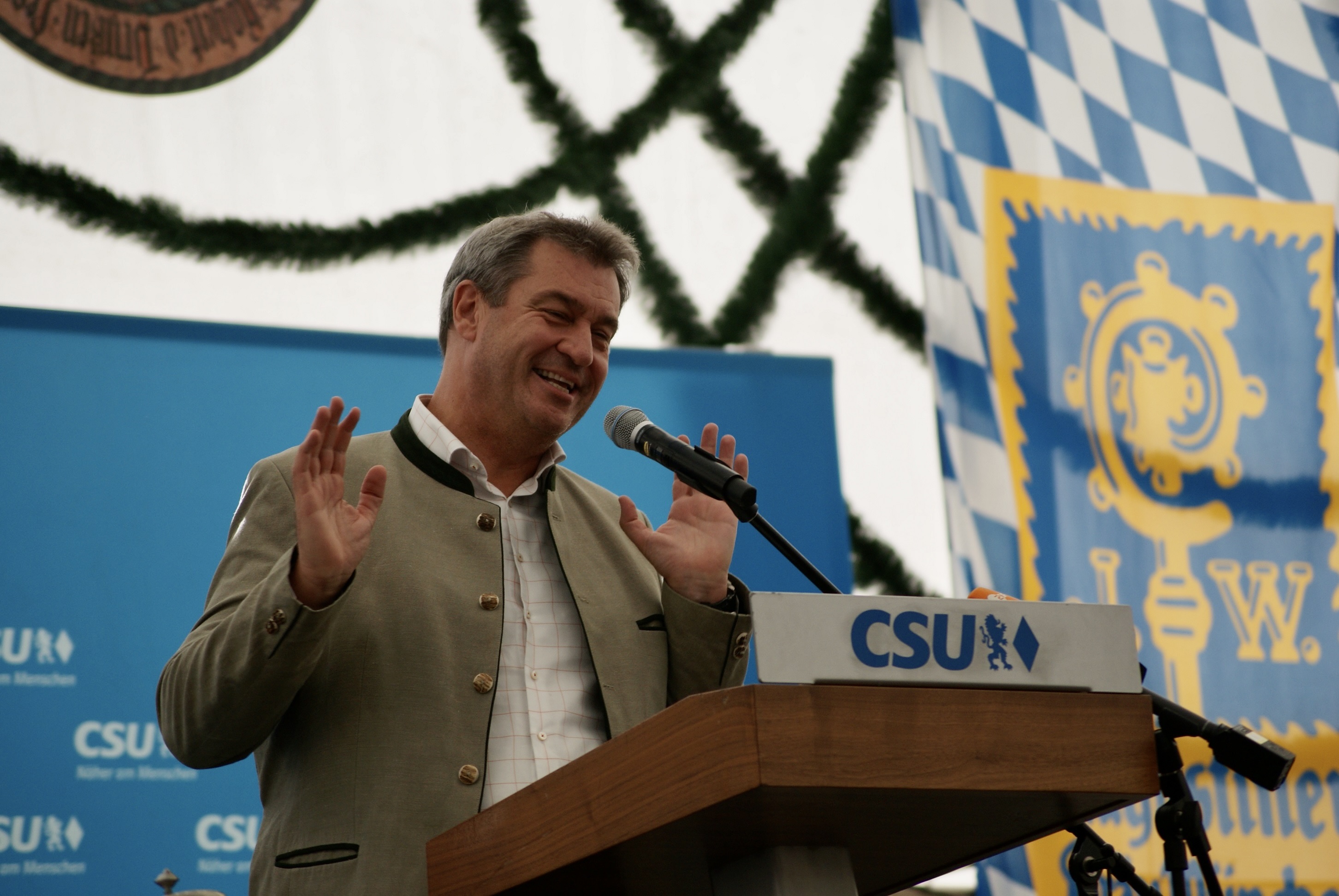 Markus Söder beim Politfrühschoppen