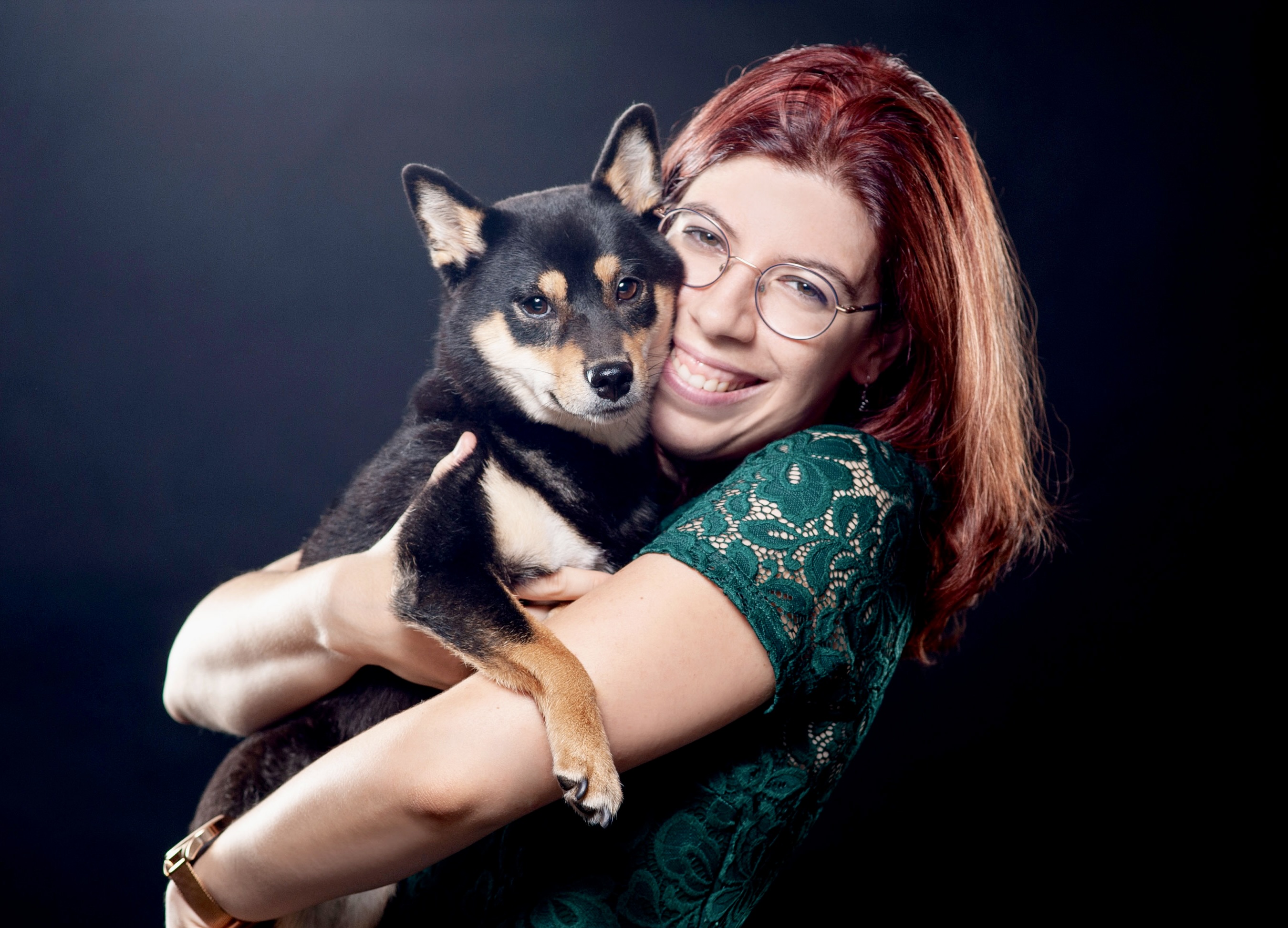 Die Aubingerin Berrin mit ihrem Goji