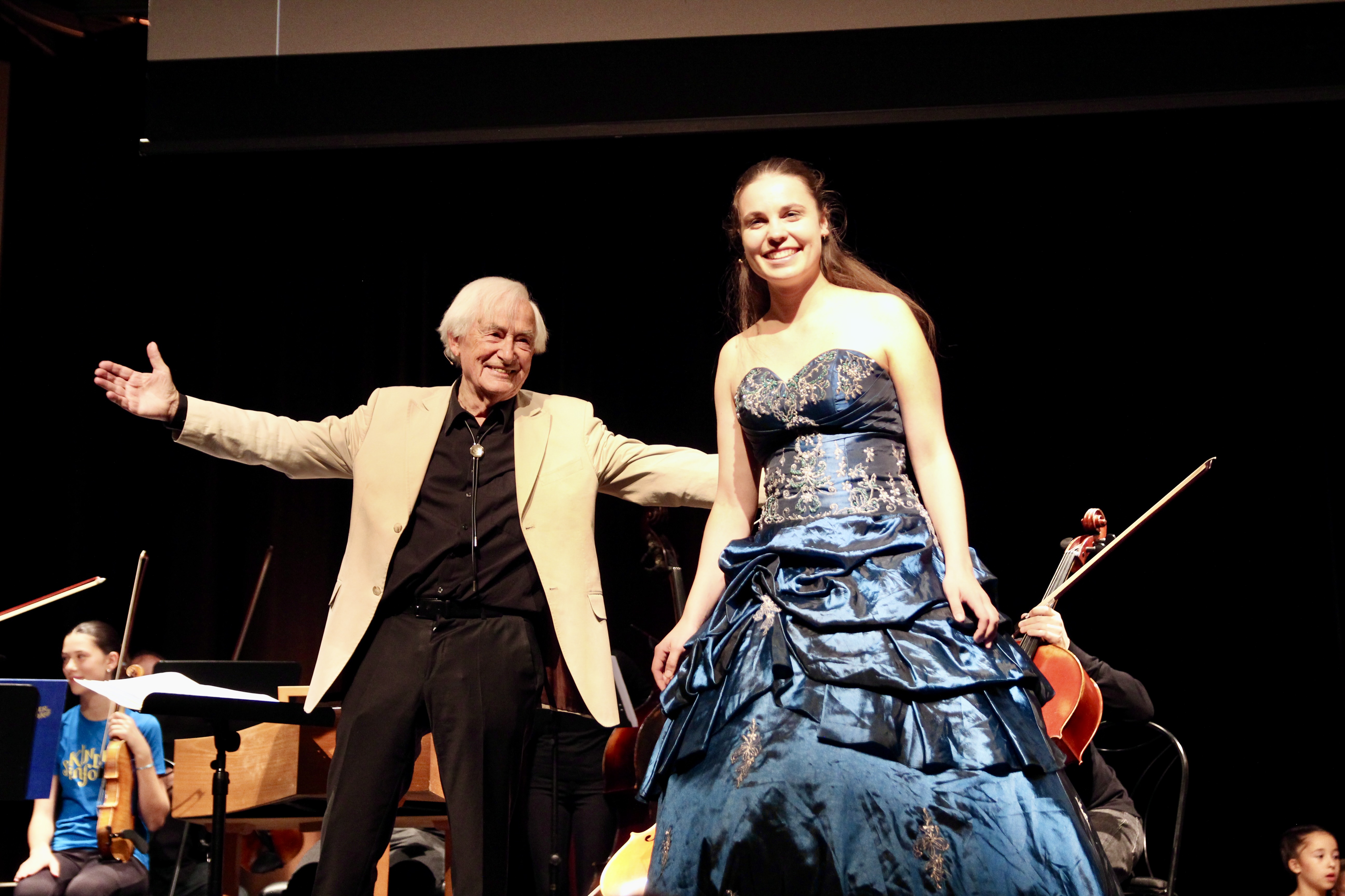 Klug gab stets jungen Talenten eine Bühne, wie in Planegg der Sopranistin Serafina Starke.