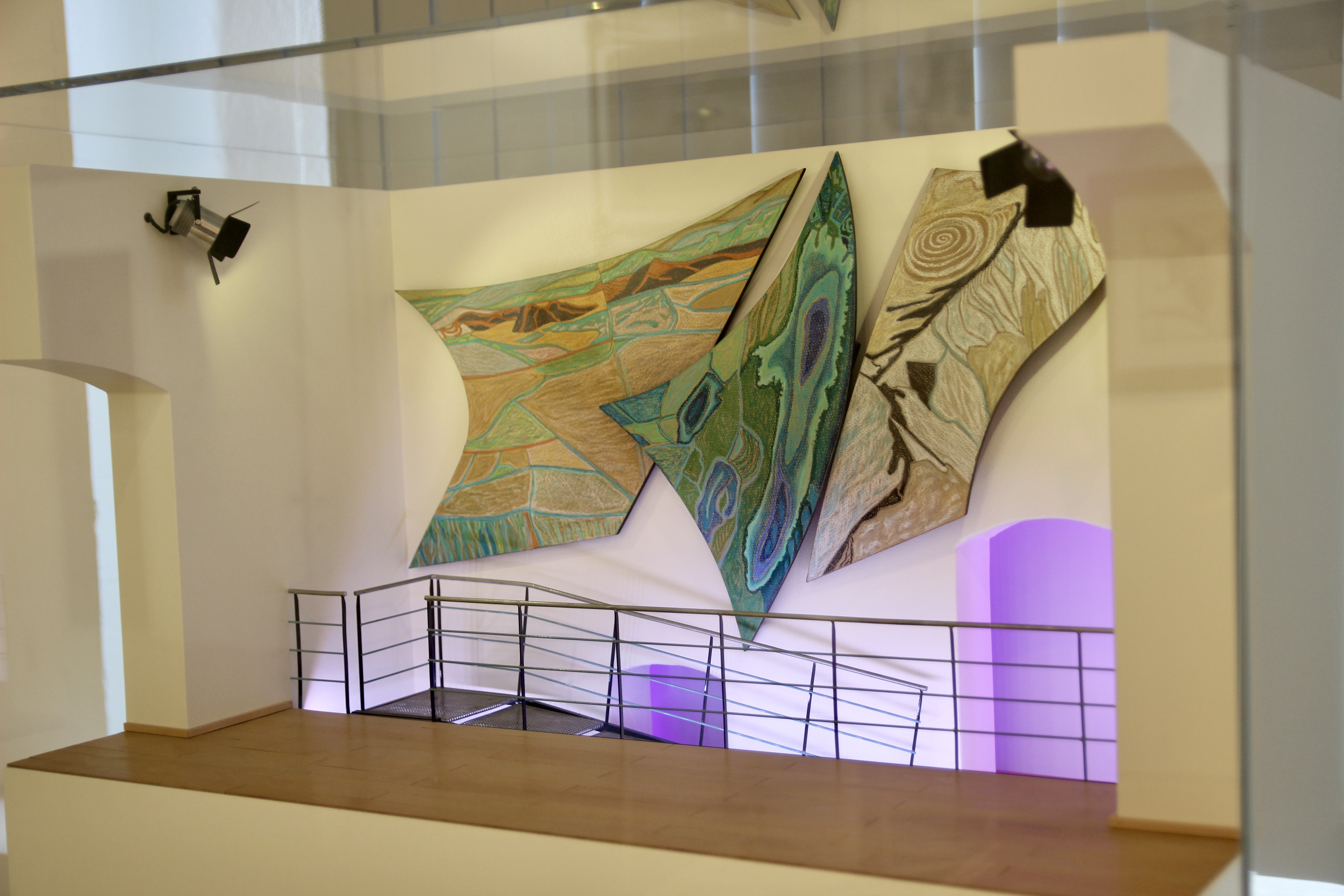 Modell mit „Flügeln“ als Teil eines Wettbewerbs.