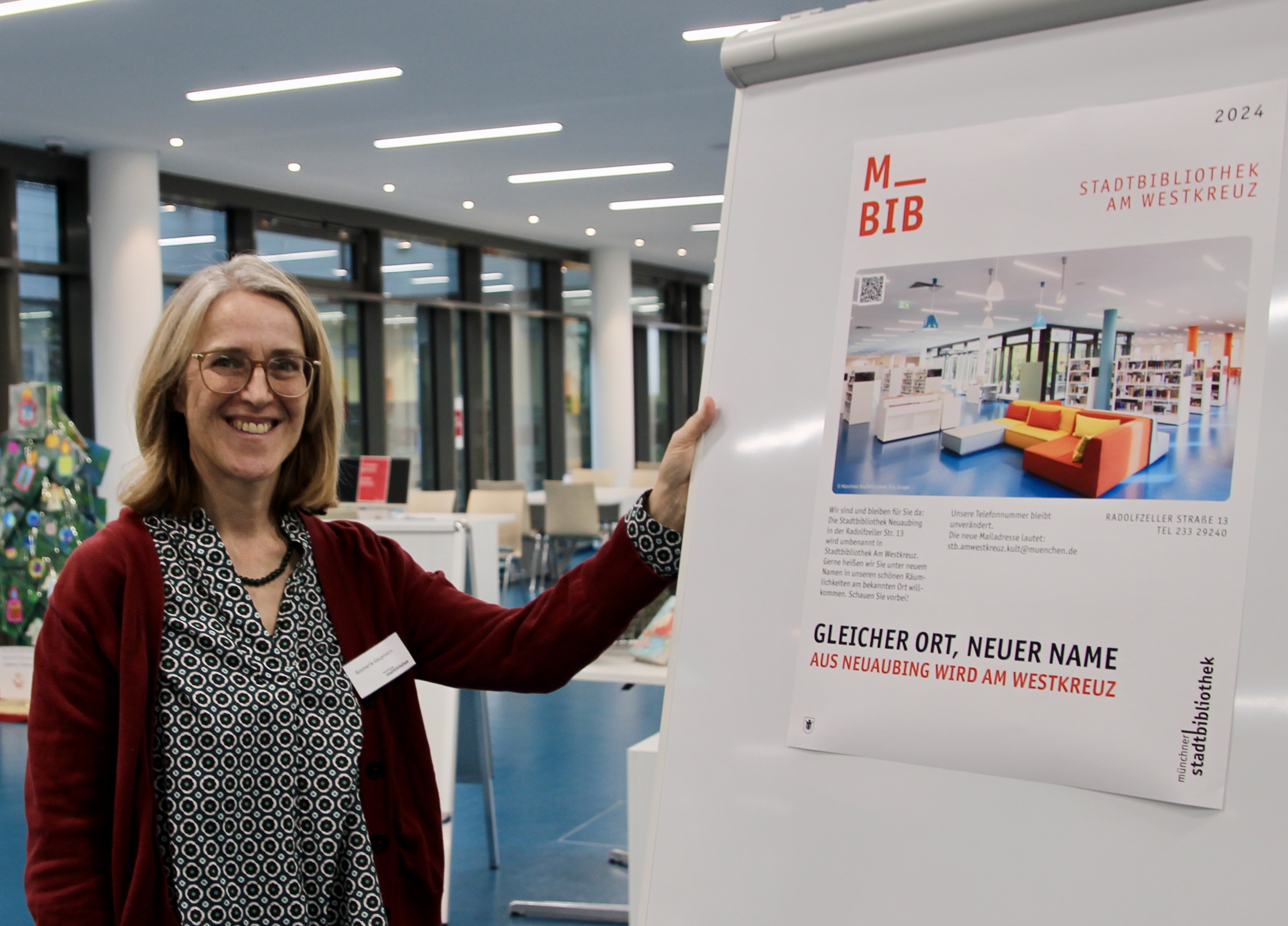 Bibliotheksleiterin Rosmarie Gaupmann