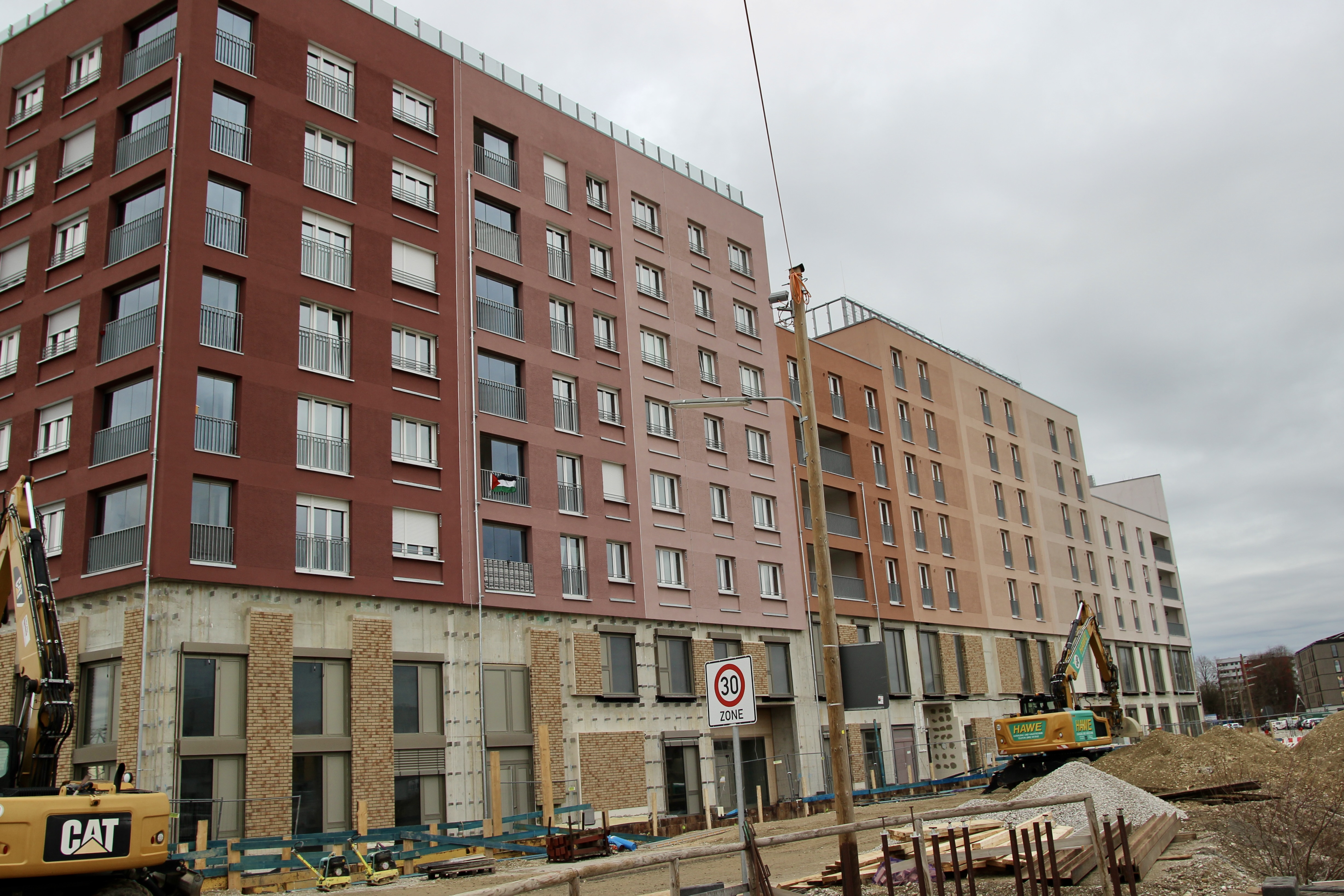 Die noch unvollendete „Grete“ in der Grete-Weil-Straße 32