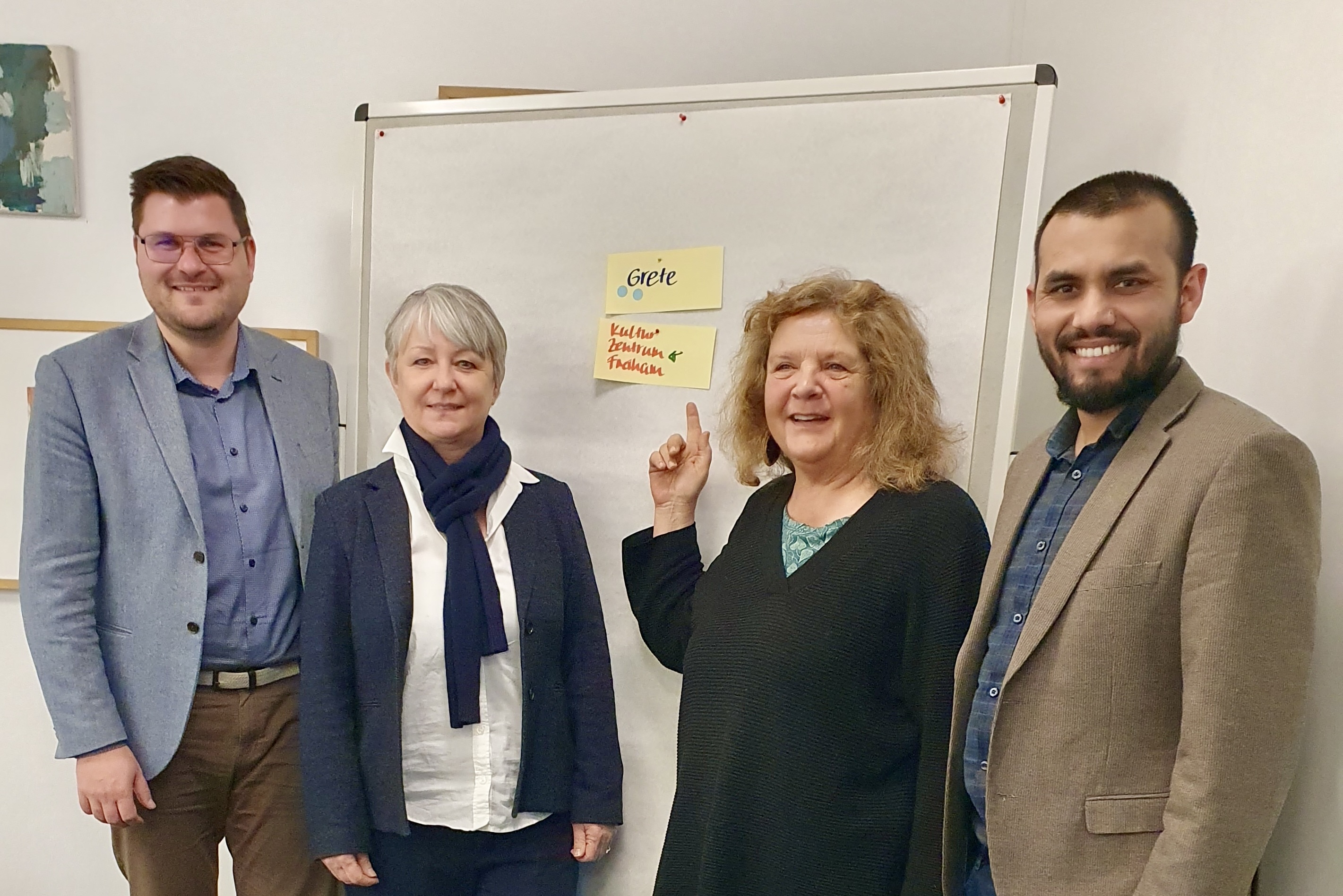 Die Jury mit Sebastian Kriesel, Erika Kerner, Dagmar Koblinger und Sharique Javaid, © S.Kriesel