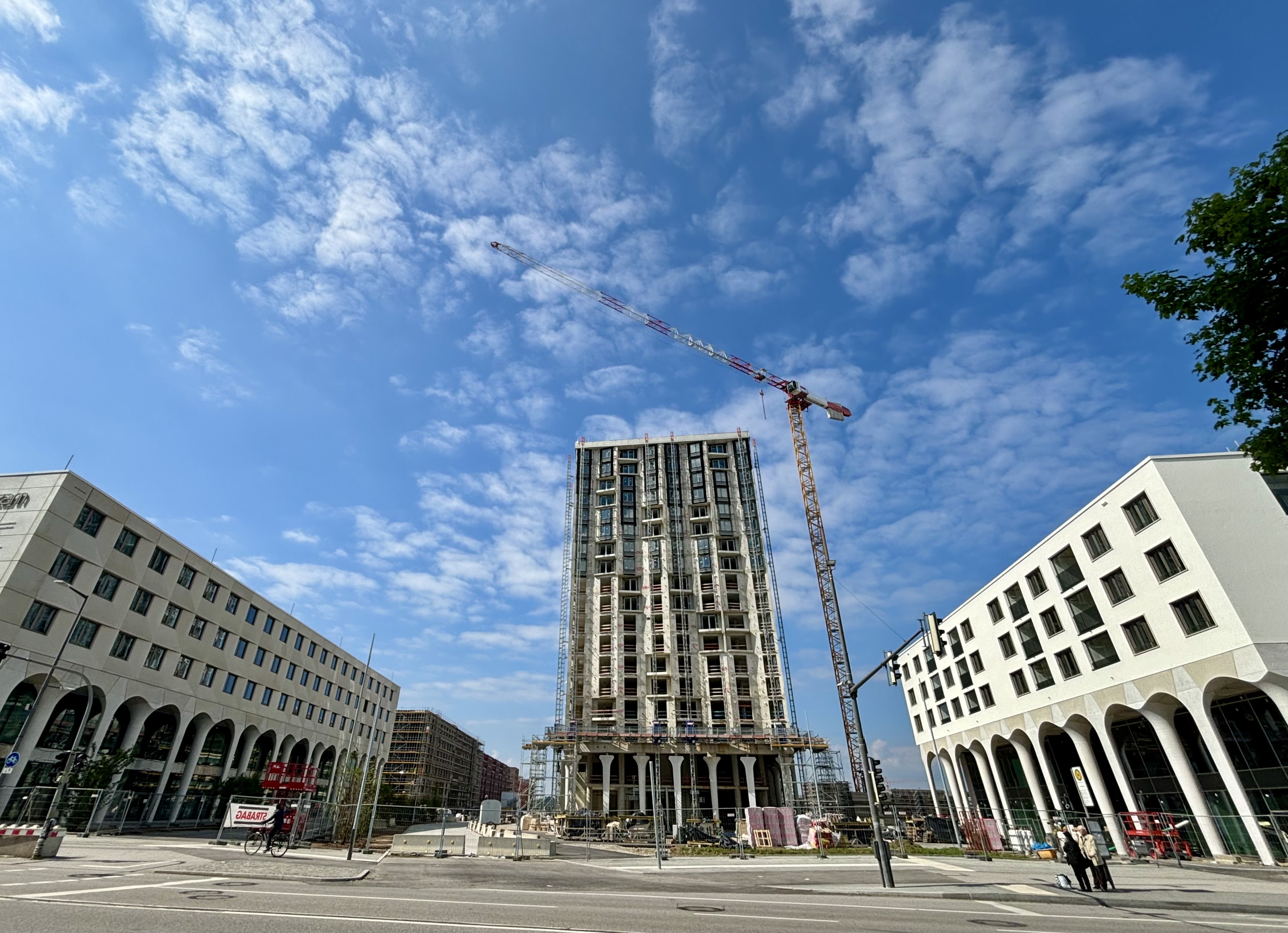 Der Mahatma-Ghandi-Platz in Freiham